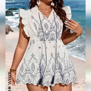 Women's Shein Curve Blouse Size 1X